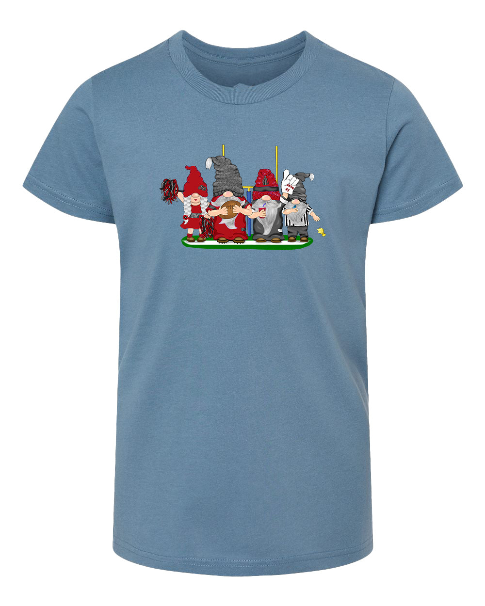 Red & Black Football Gnomes  (similar to Arizona) on Kids T-shirt