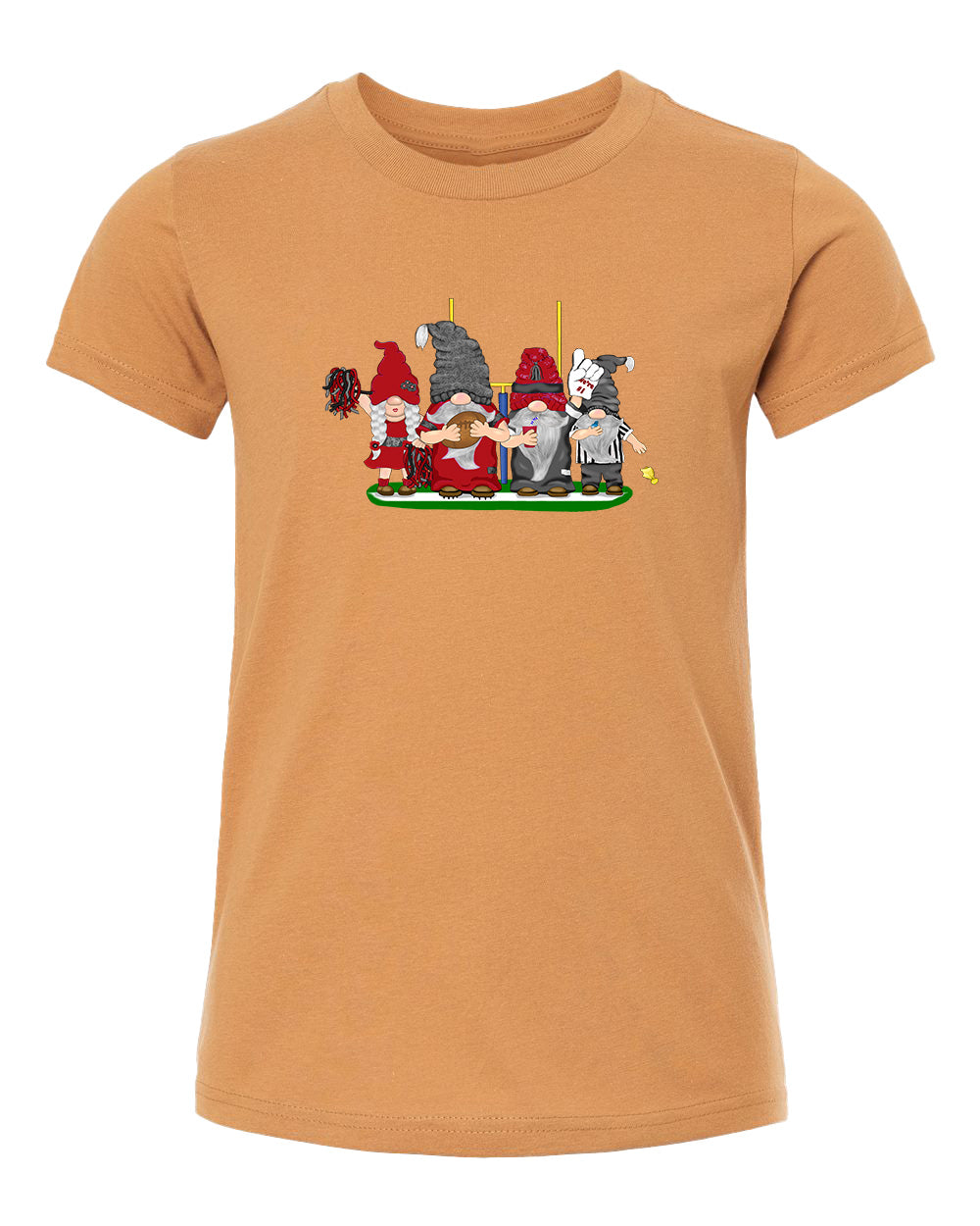 Red & Black Football Gnomes  (similar to Arizona) on Kids T-shirt