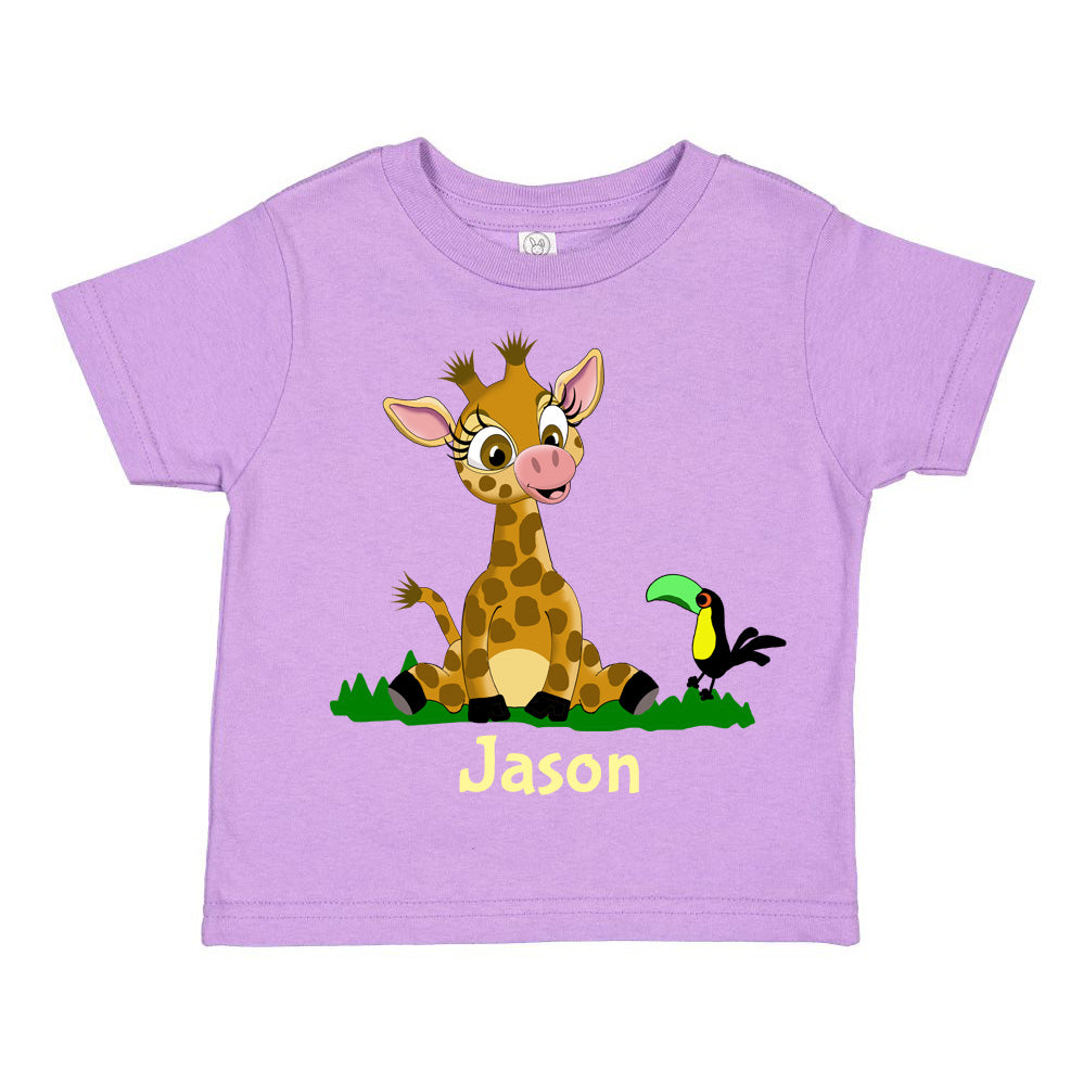 Personalized Giraffe T-Shirt