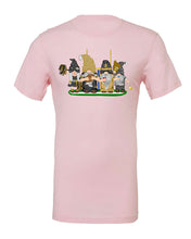 Load image into Gallery viewer, Gold &amp; Black Football Gnomes (similar to New Orleans) on Men&#39;s T-shirt
