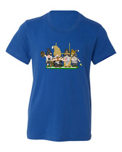Load image into Gallery viewer, Gold &amp; Black Football Gnomes  (similar to New Orleans) on Kids T-shirt
