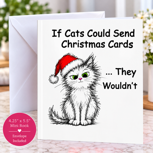 If cats could send Christmas cards...they wouldn't