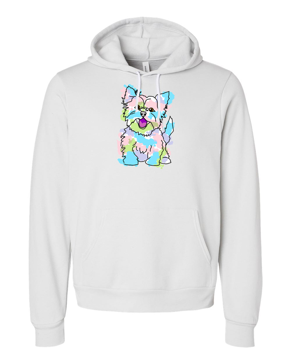 Yorkie on Unisex Hoodie