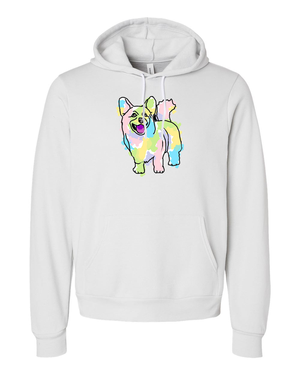 Corgi on Unisex Hoodie