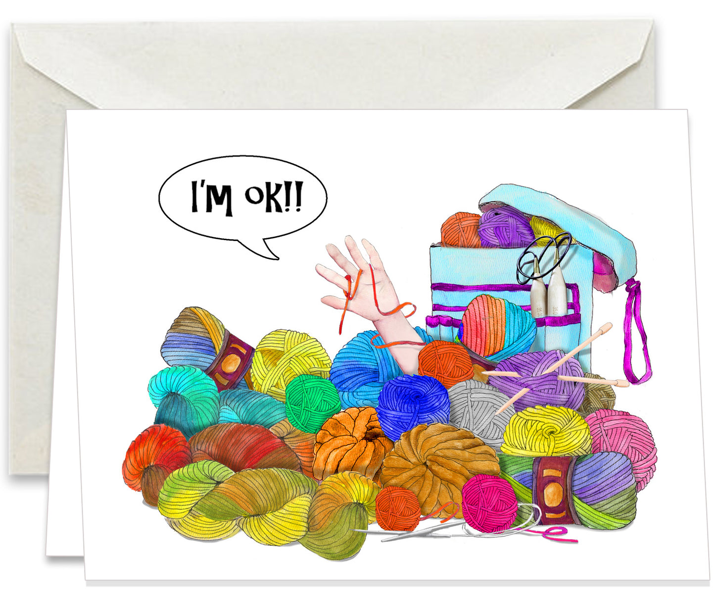 I'm OK - Knitting