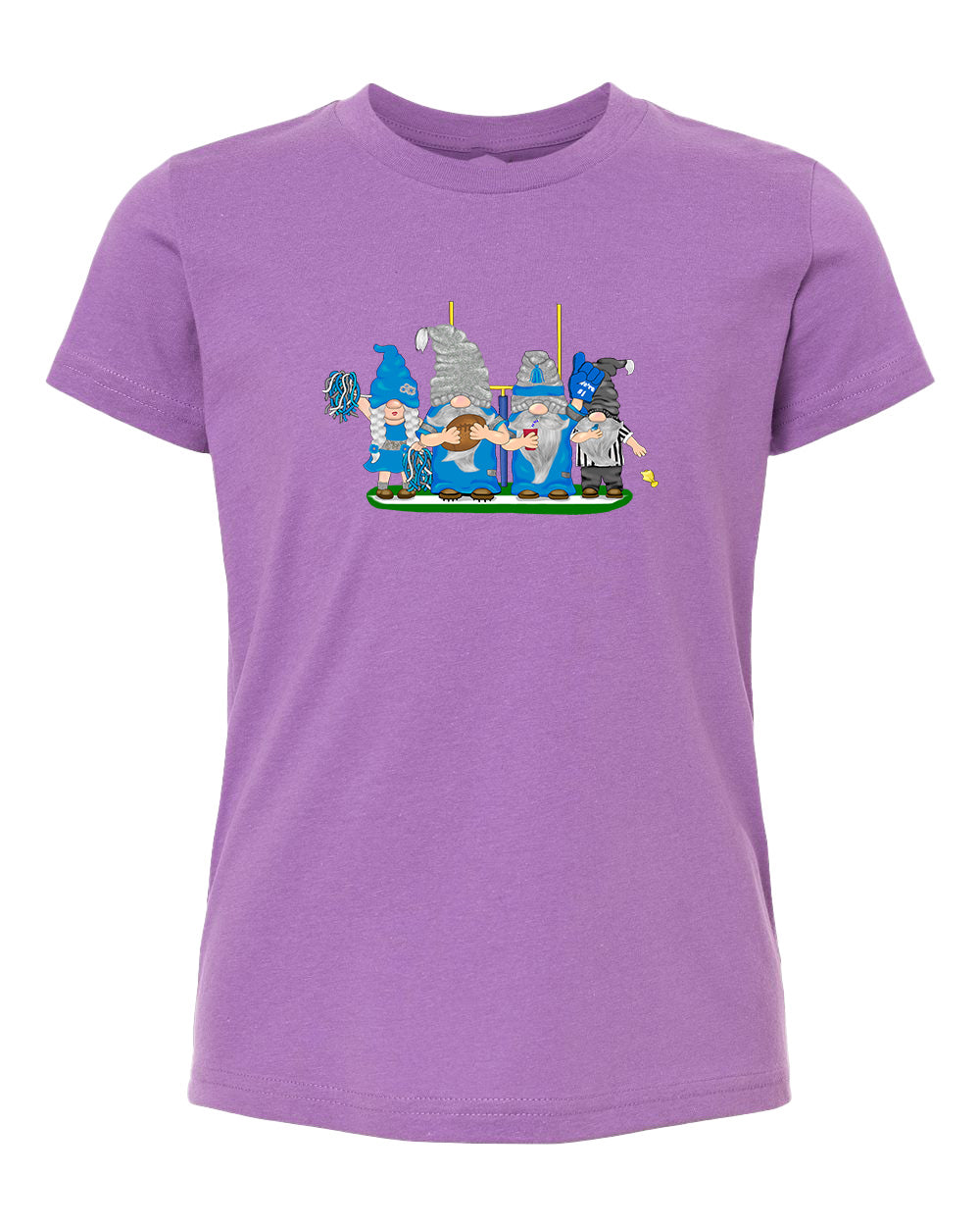 Blue & Gray Football Gnomes  (similar to Indianapolis) on Kids T-shirt