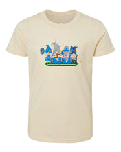 Load image into Gallery viewer, Blue &amp; Gray Football Gnomes  (similar to Indianapolis) on Kids T-shirt
