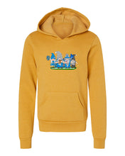 Load image into Gallery viewer, Blue &amp; Gray Football Gnomes  (similar to Indianapolis) on Kids Hoodie
