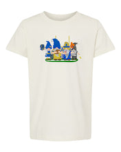 Load image into Gallery viewer, Blue &amp; Gold Football Gnomes  (similar to LA) on Kids T-shirt
