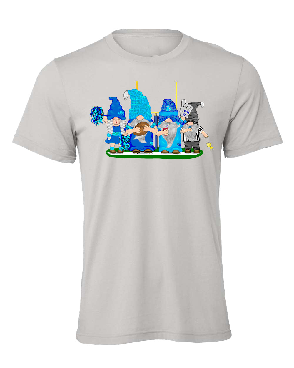 Navy & Blue Football Gnomes on Men's T-shirt (similar to Tennessee)