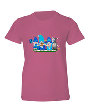 Load image into Gallery viewer, Navy &amp; Blue Football Gnomes  (similar to Tennessee) on Kids T-shirt
