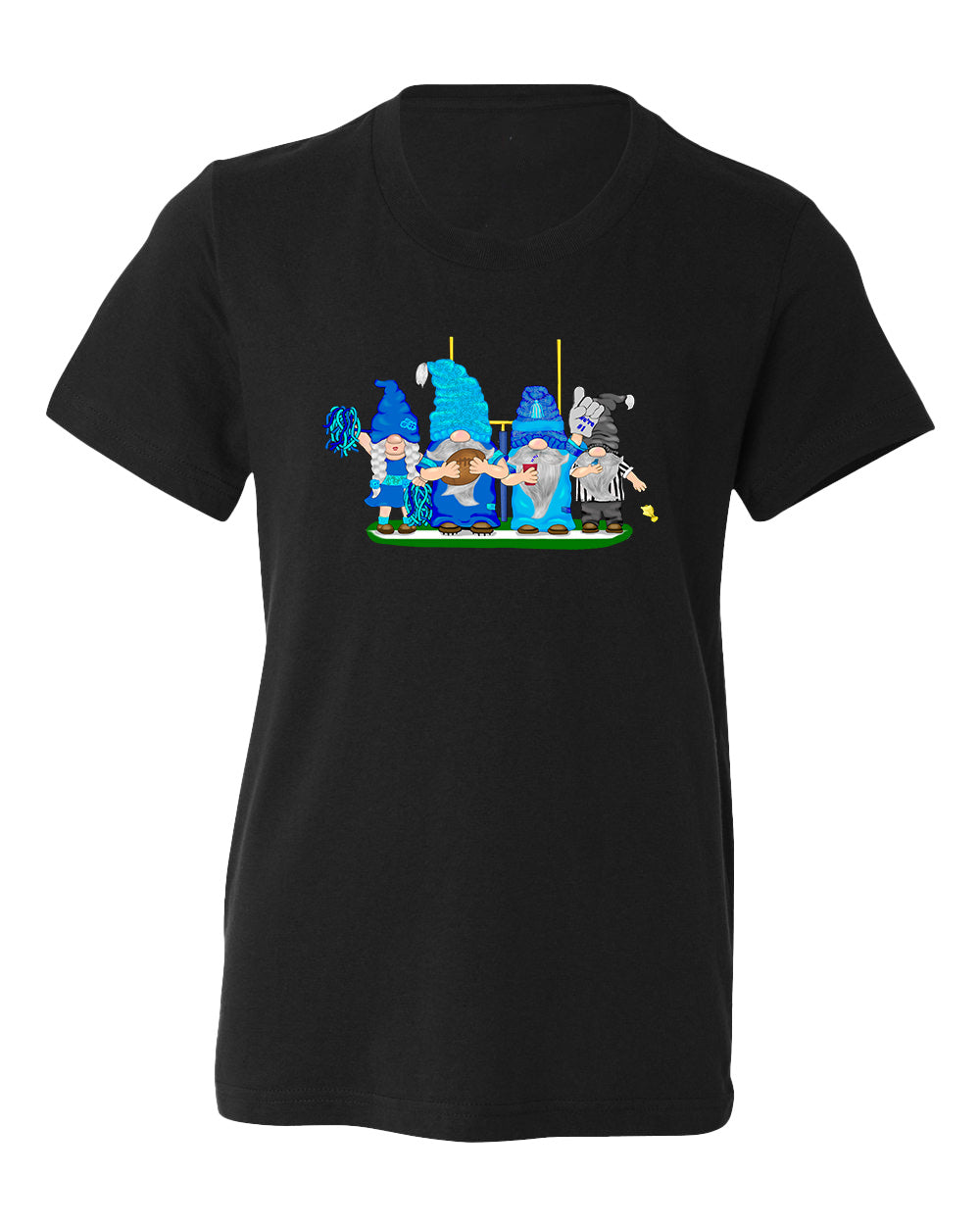 Navy & Blue Football Gnomes  (similar to Tennessee) on Kids T-shirt