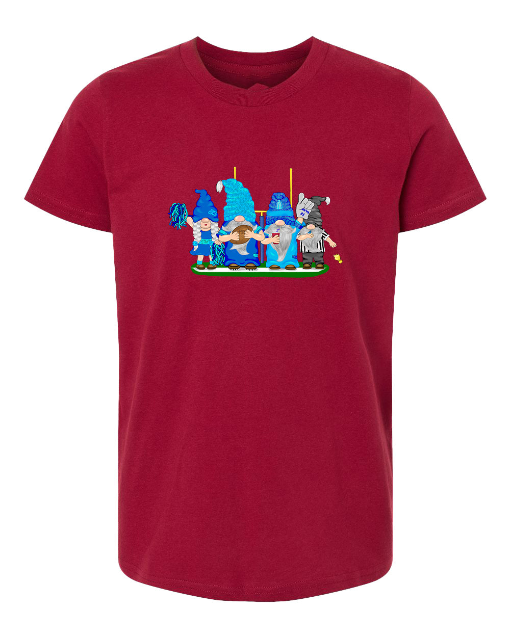 Navy & Blue Football Gnomes  (similar to Tennessee) on Kids T-shirt