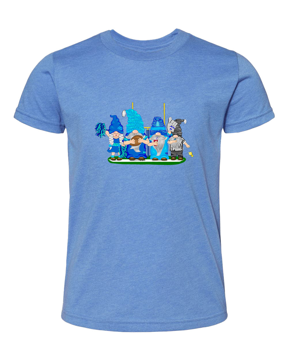 Navy & Blue Football Gnomes  (similar to Tennessee) on Kids T-shirt