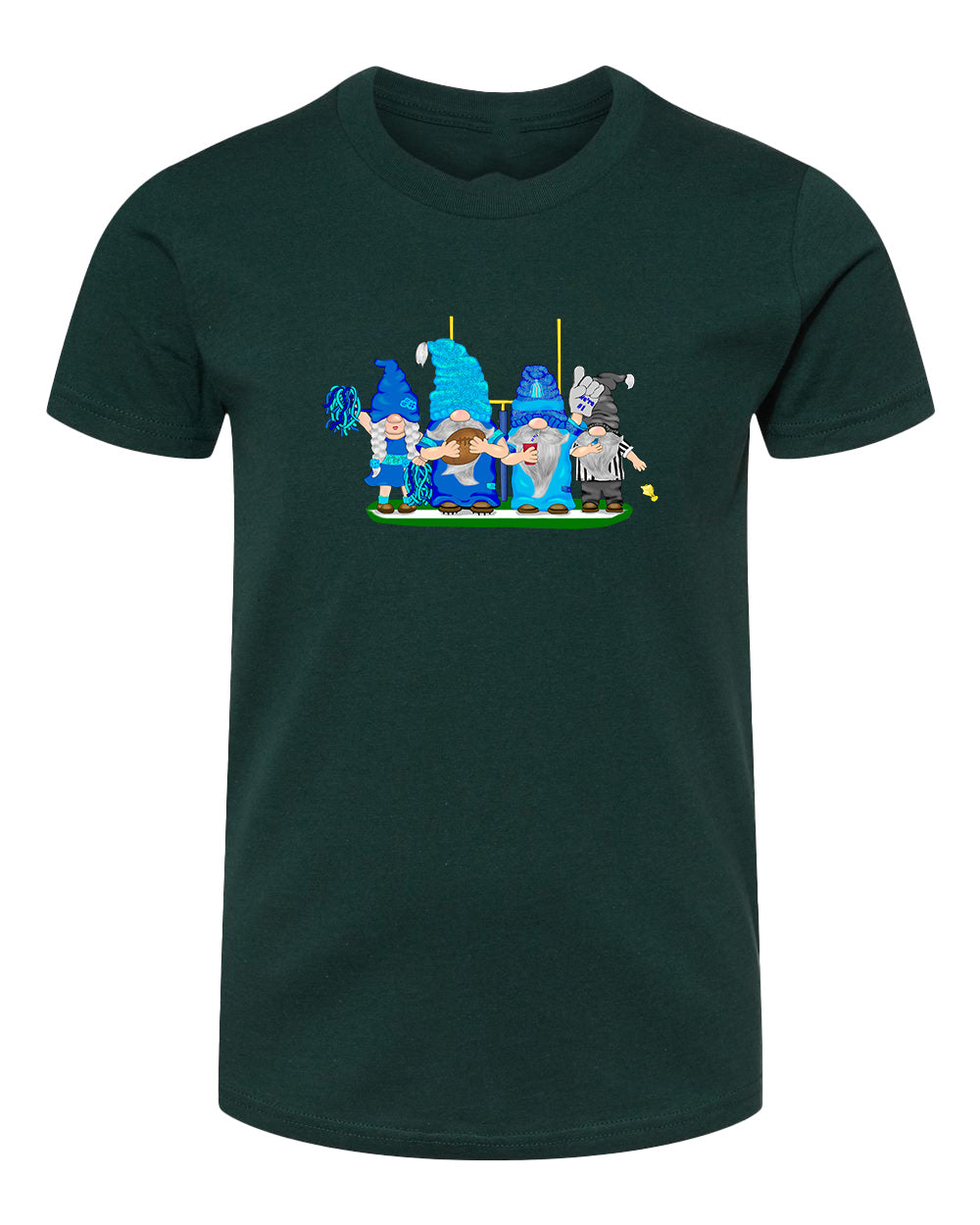 Navy & Blue Football Gnomes  (similar to Tennessee) on Kids T-shirt