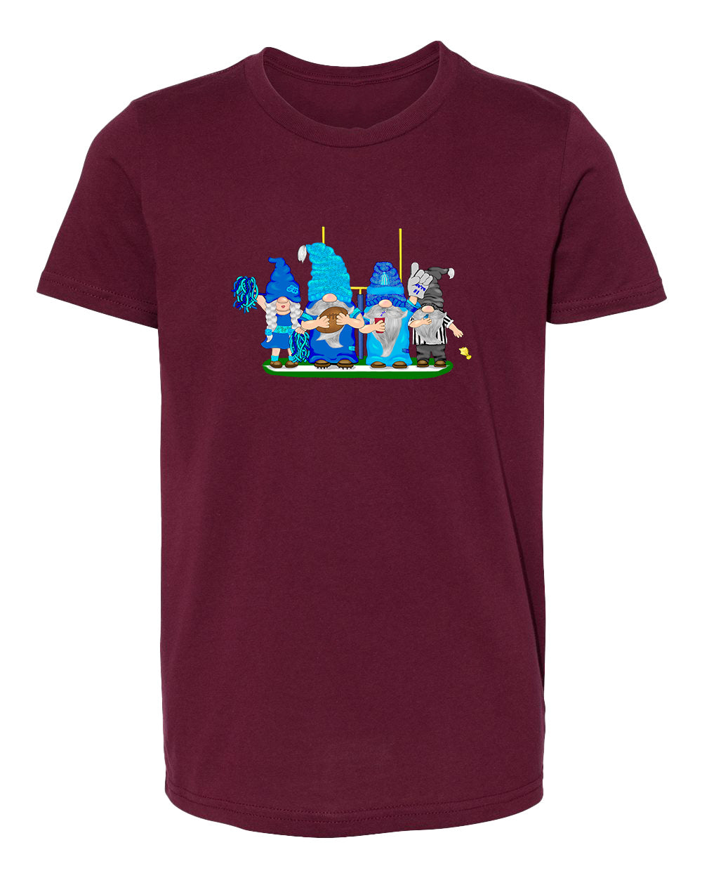 Navy & Blue Football Gnomes  (similar to Tennessee) on Kids T-shirt