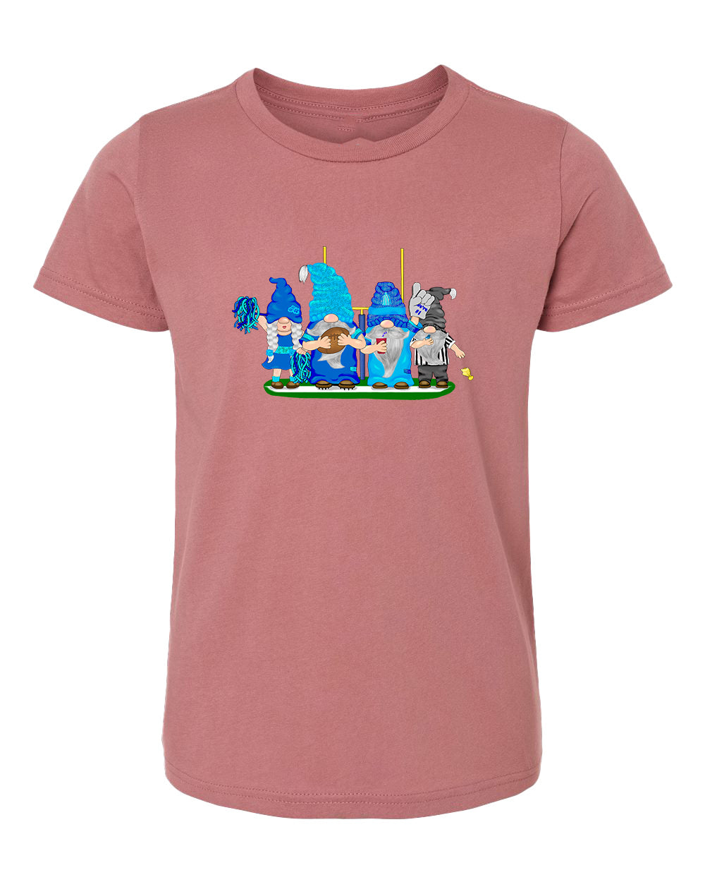 Navy & Blue Football Gnomes  (similar to Tennessee) on Kids T-shirt