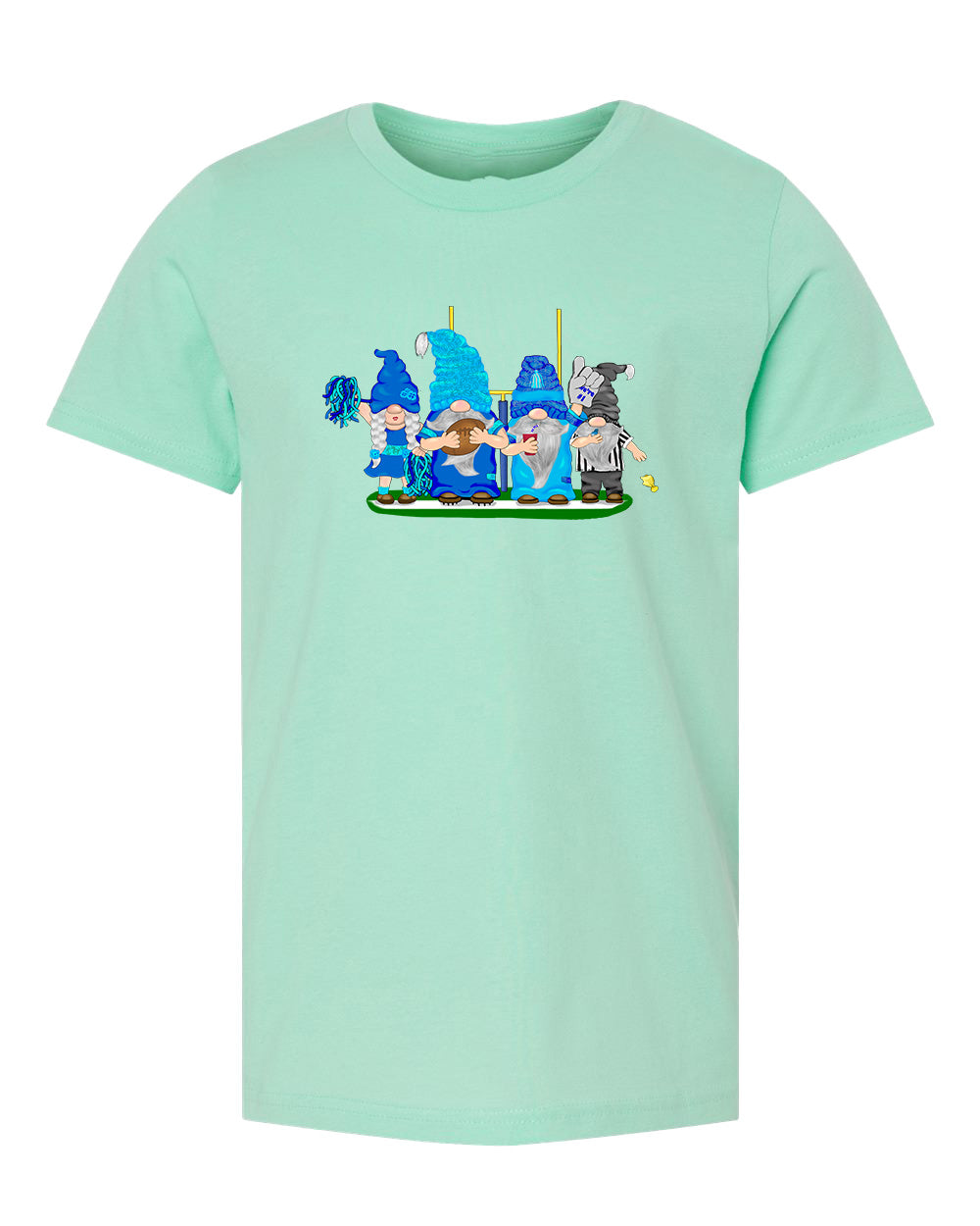 Navy & Blue Football Gnomes  (similar to Tennessee) on Kids T-shirt