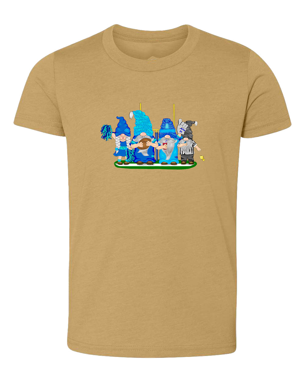 Navy & Blue Football Gnomes  (similar to Tennessee) on Kids T-shirt