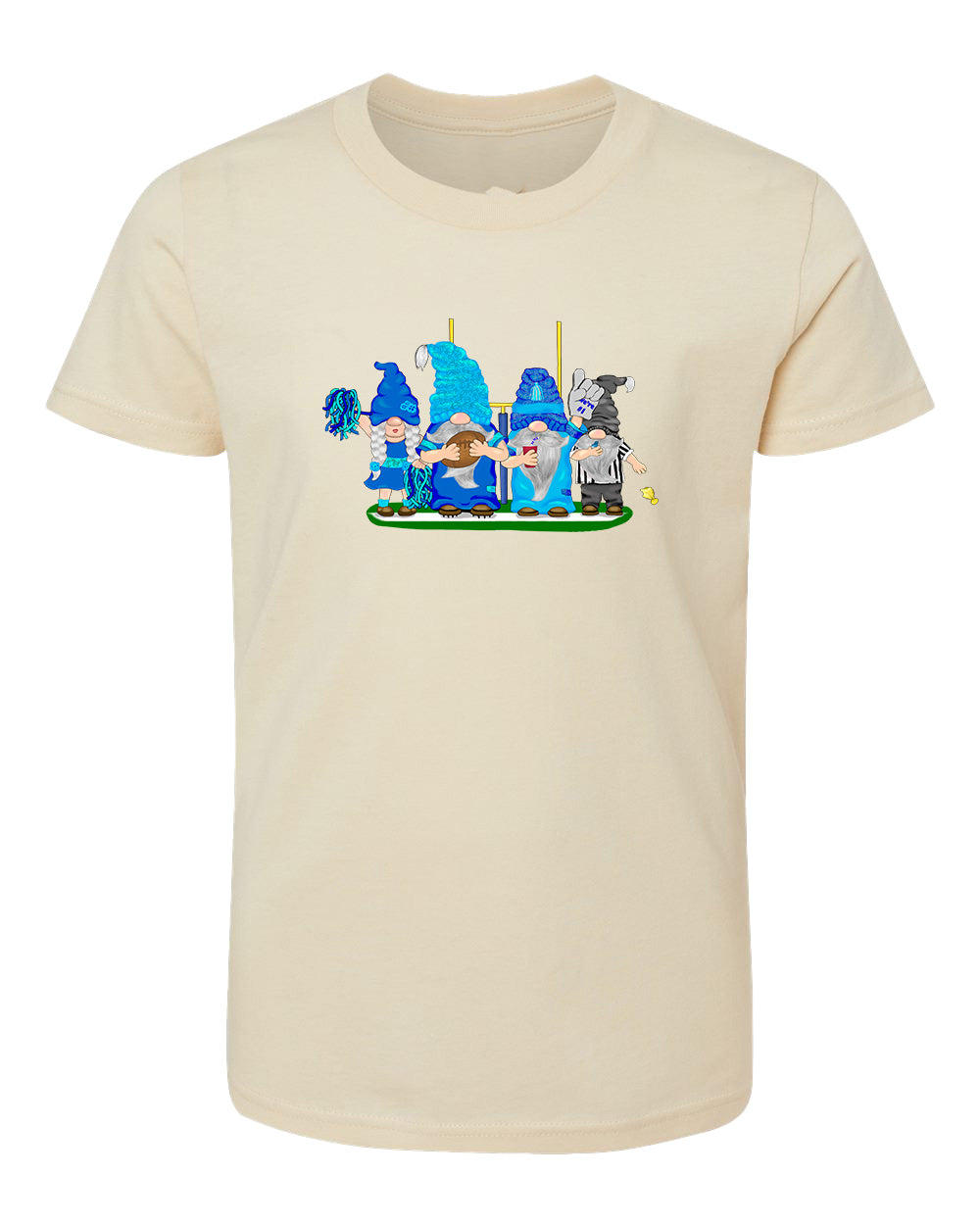 Navy & Blue Football Gnomes  (similar to Tennessee) on Kids T-shirt