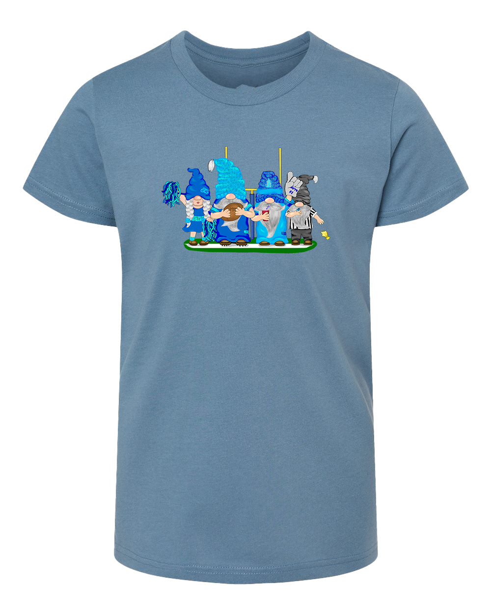 Navy & Blue Football Gnomes  (similar to Tennessee) on Kids T-shirt