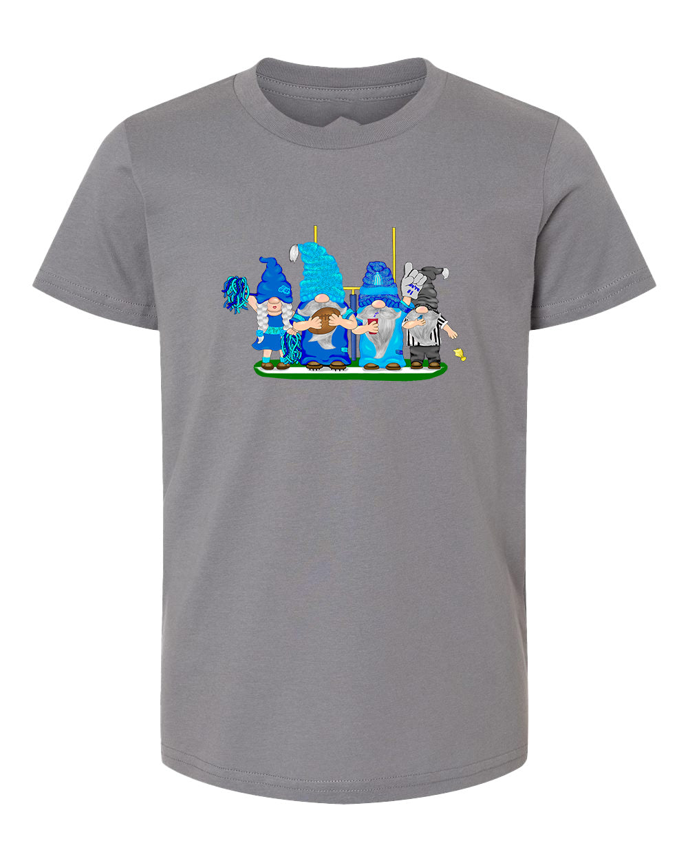 Navy & Blue Football Gnomes  (similar to Tennessee) on Kids T-shirt