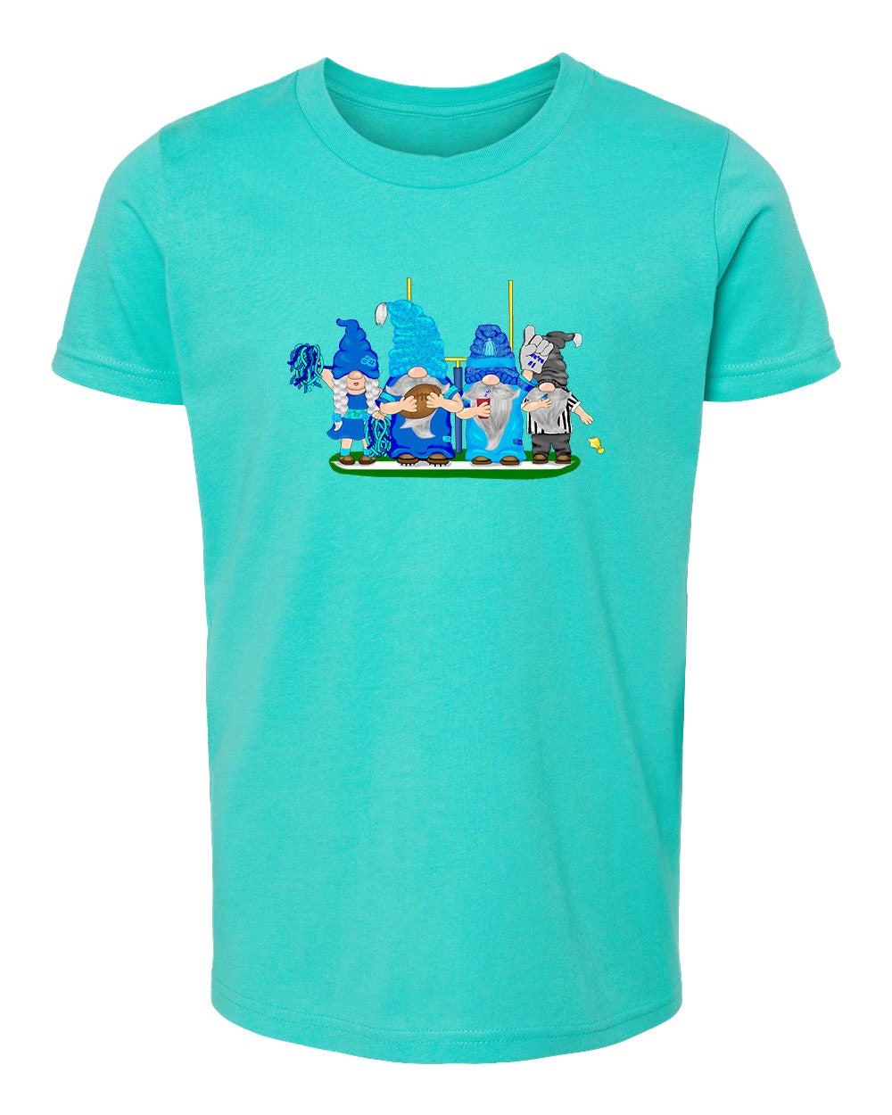 Navy & Blue Football Gnomes  (similar to Tennessee) on Kids T-shirt