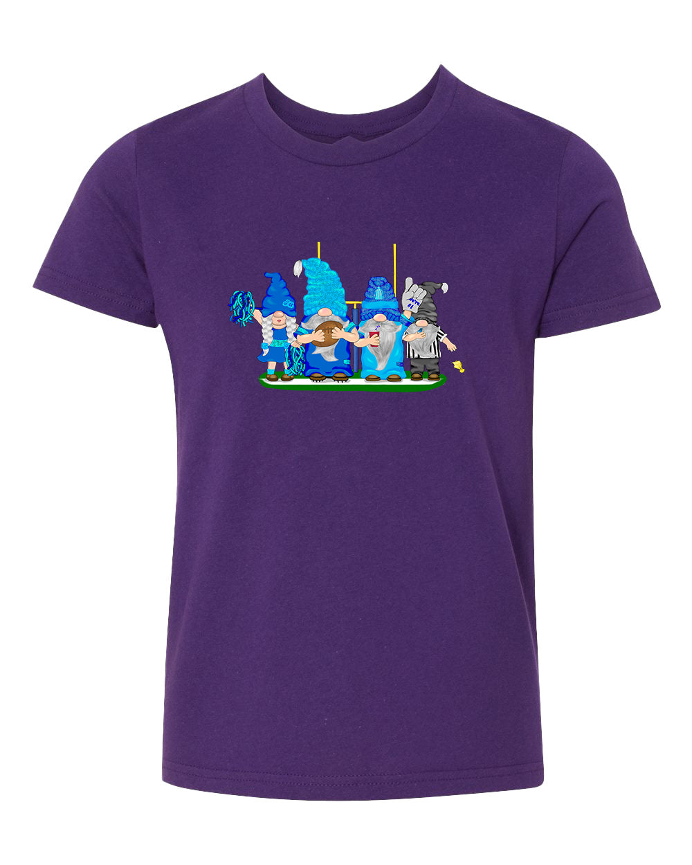 Navy & Blue Football Gnomes  (similar to Tennessee) on Kids T-shirt