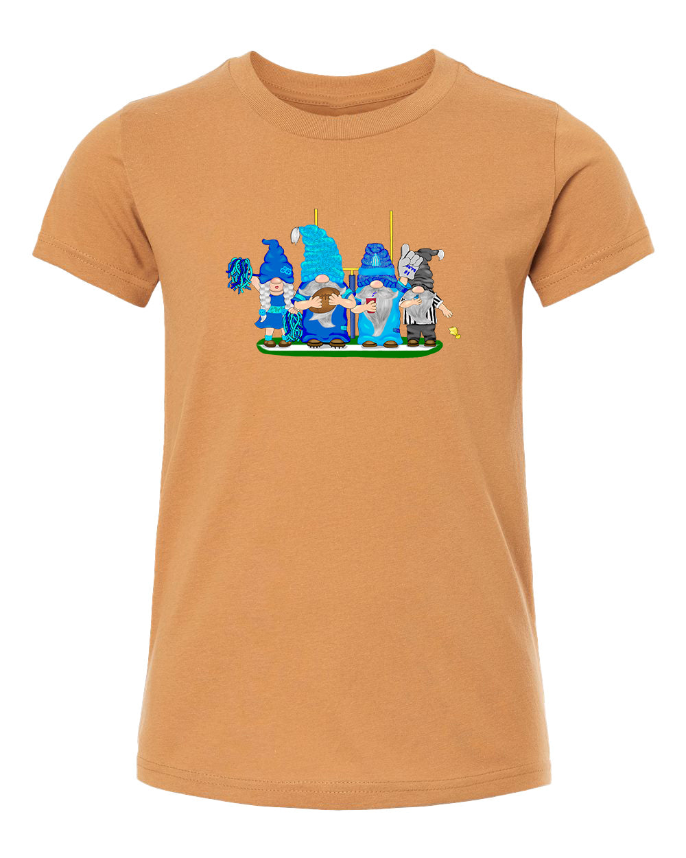 Navy & Blue Football Gnomes  (similar to Tennessee) on Kids T-shirt