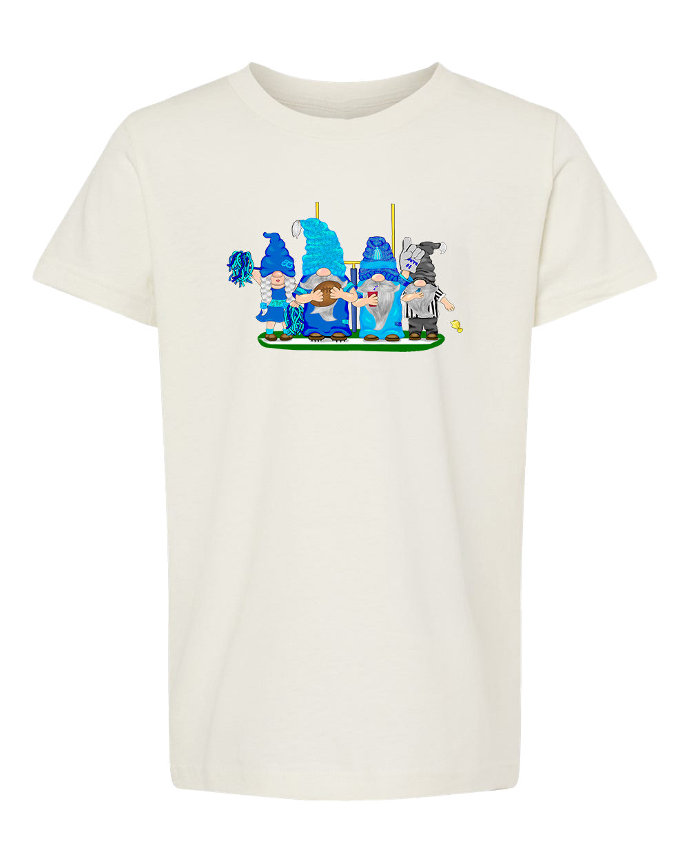 Navy & Blue Football Gnomes  (similar to Tennessee) on Kids T-shirt