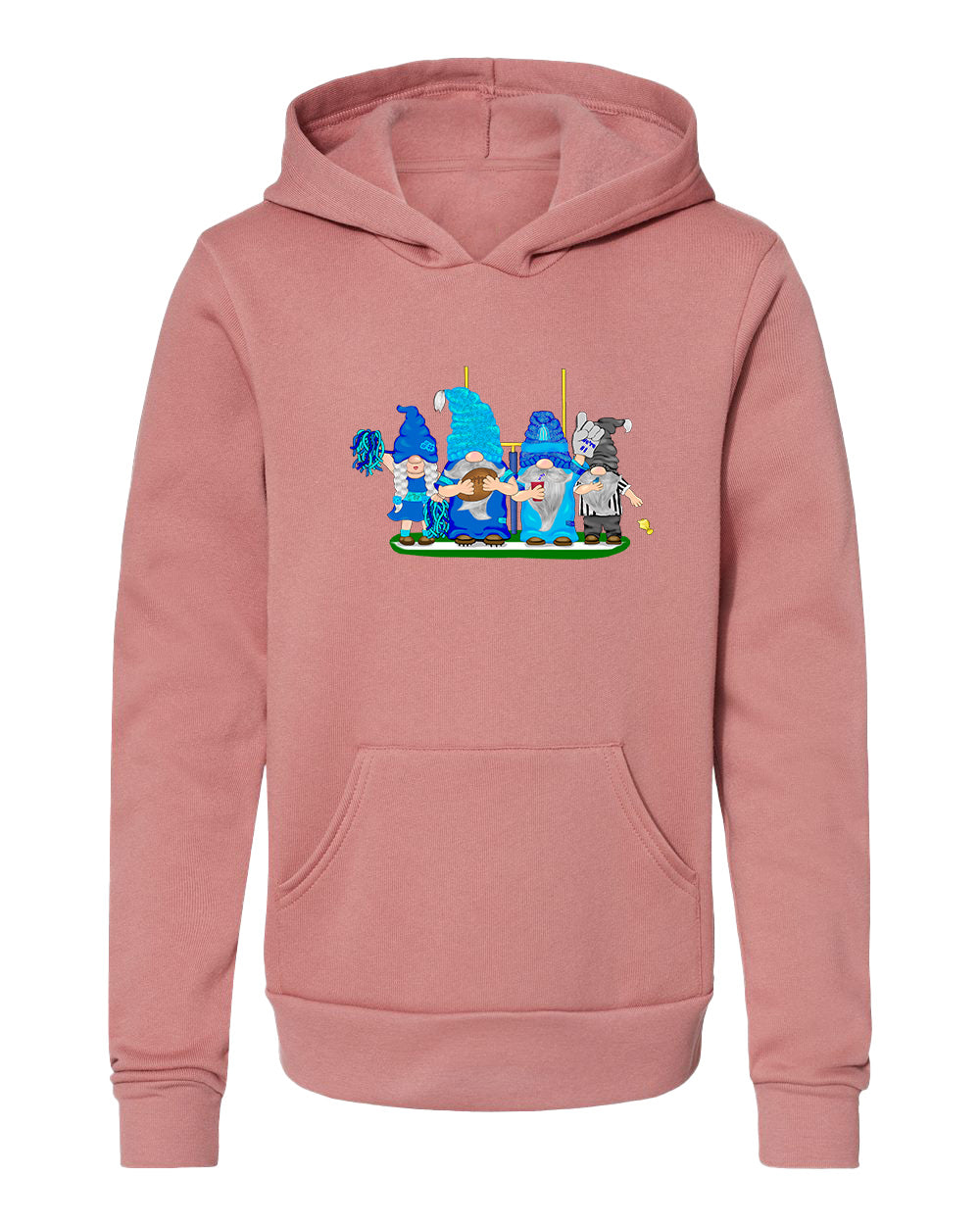 Navy & Blue Football Gnomes  (similar to Tennessee) on Kids Hoodie