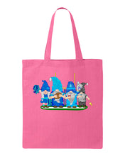 Load image into Gallery viewer, Navy &amp; Blue Football Gnomes  (similar to Tennessee) on Tote
