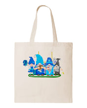 Load image into Gallery viewer, Navy &amp; Blue Football Gnomes  (similar to Tennessee) on Tote
