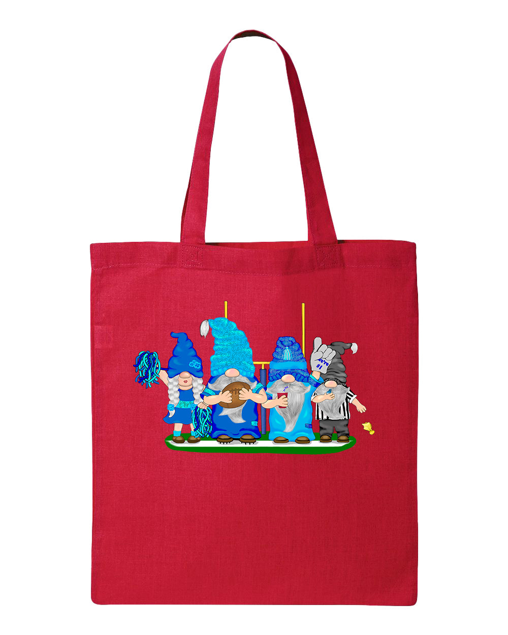 Navy & Blue Football Gnomes  (similar to Tennessee) on Tote