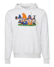 Load image into Gallery viewer, Orange &amp; Navy Football Gnomes (similar to Denver) on Unisex Hoodie
