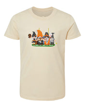 Load image into Gallery viewer, Black &amp; Orange Football Gnomes  (similar to Cincinnati) on Kids T-shirt
