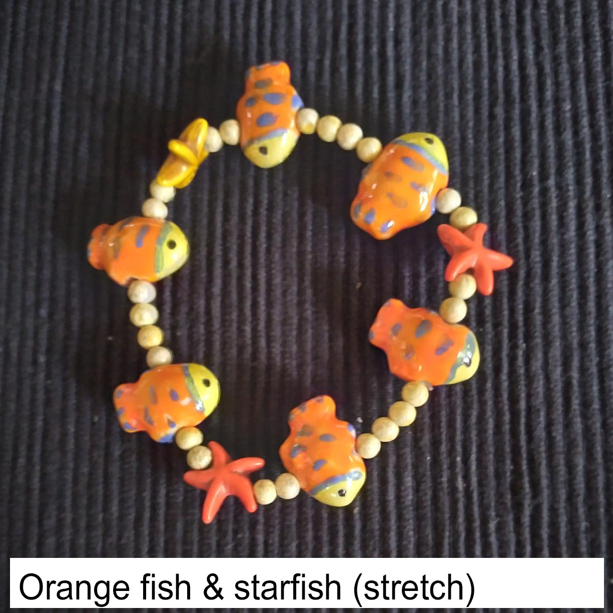 Orange fish & starfish (stretch)