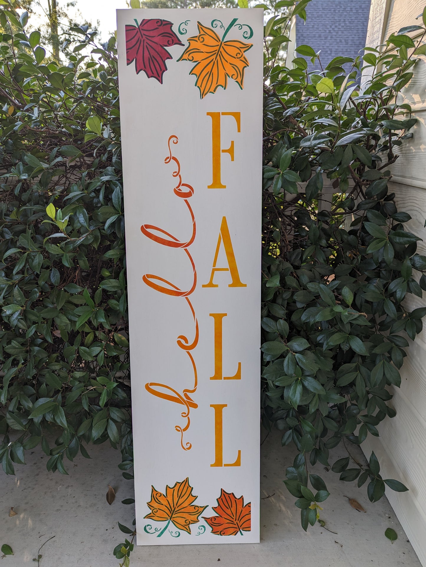 Hello Fall Porch Sign