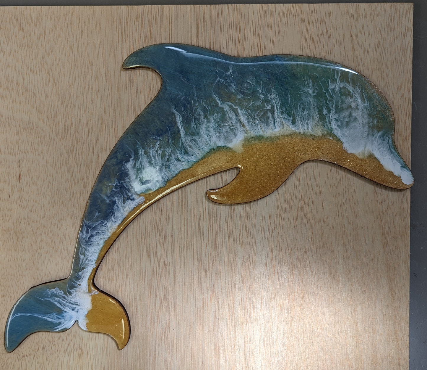 Resin Dolphin Art