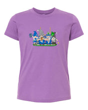 Load image into Gallery viewer, Pacific Blue &amp; Navy Football Gnomes  (similar to Seattle) on Kids T-shirt
