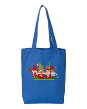 Load image into Gallery viewer, Red &amp; Gold Football Gnomes  (similar to San Fransisco) on Gusset Tote
