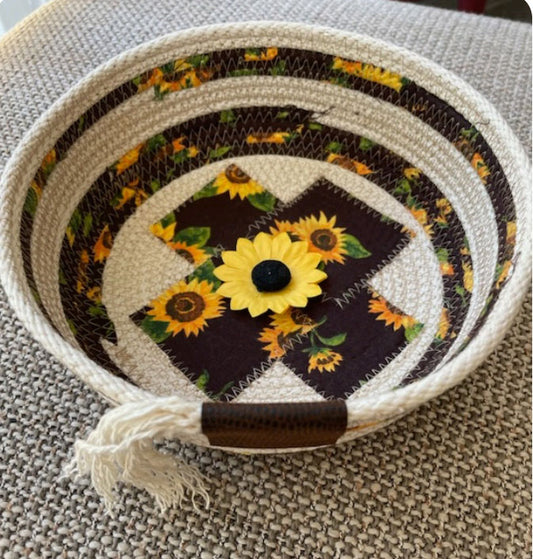 Autumn Sunflower Basket