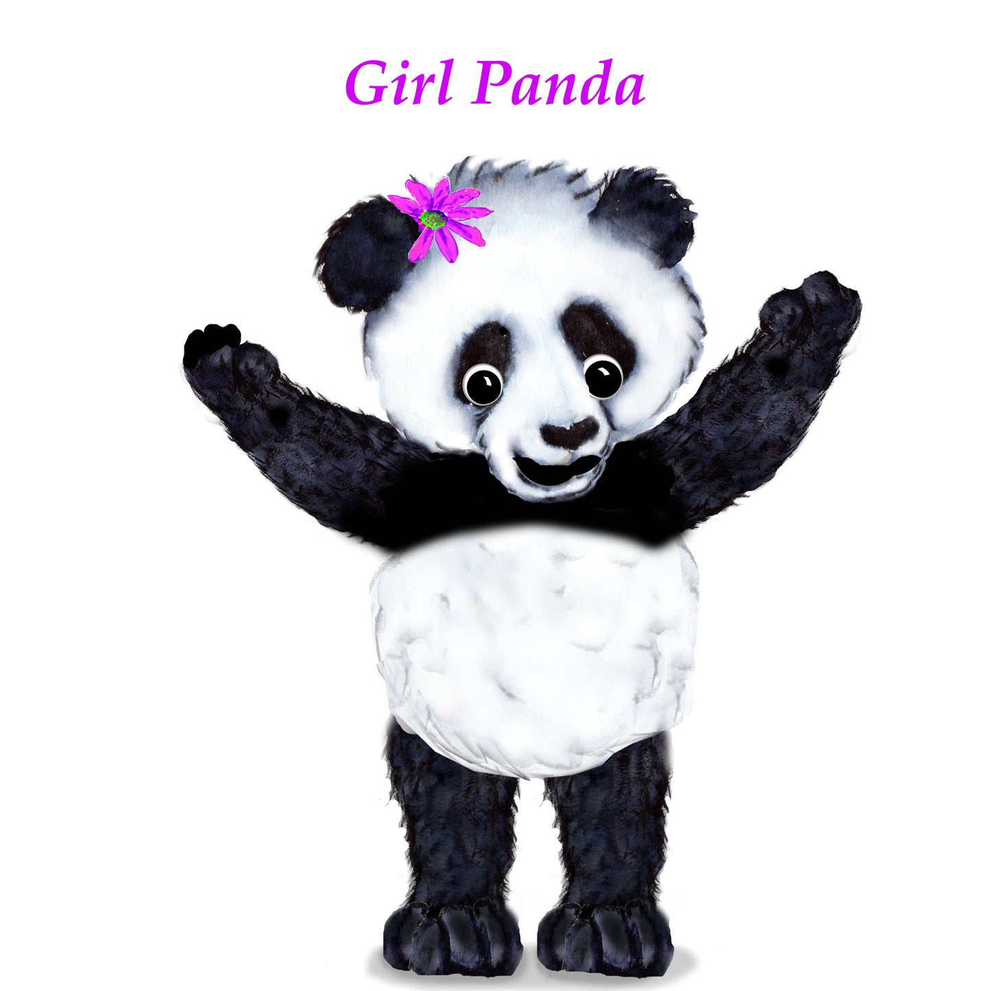 Personalized Panda Alphabet Book