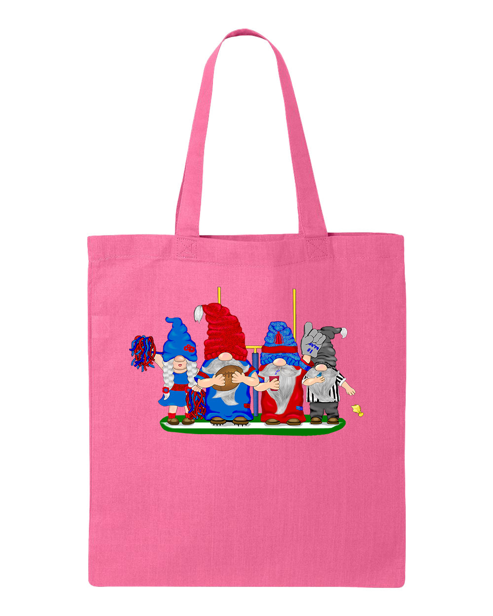 Steel Blue & Red Football Gnomes  (similar to Houston) on Tote