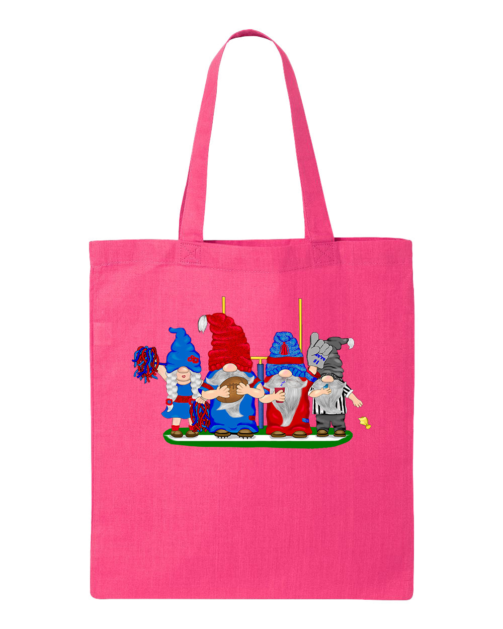 Steel Blue & Red Football Gnomes  (similar to Houston) on Tote