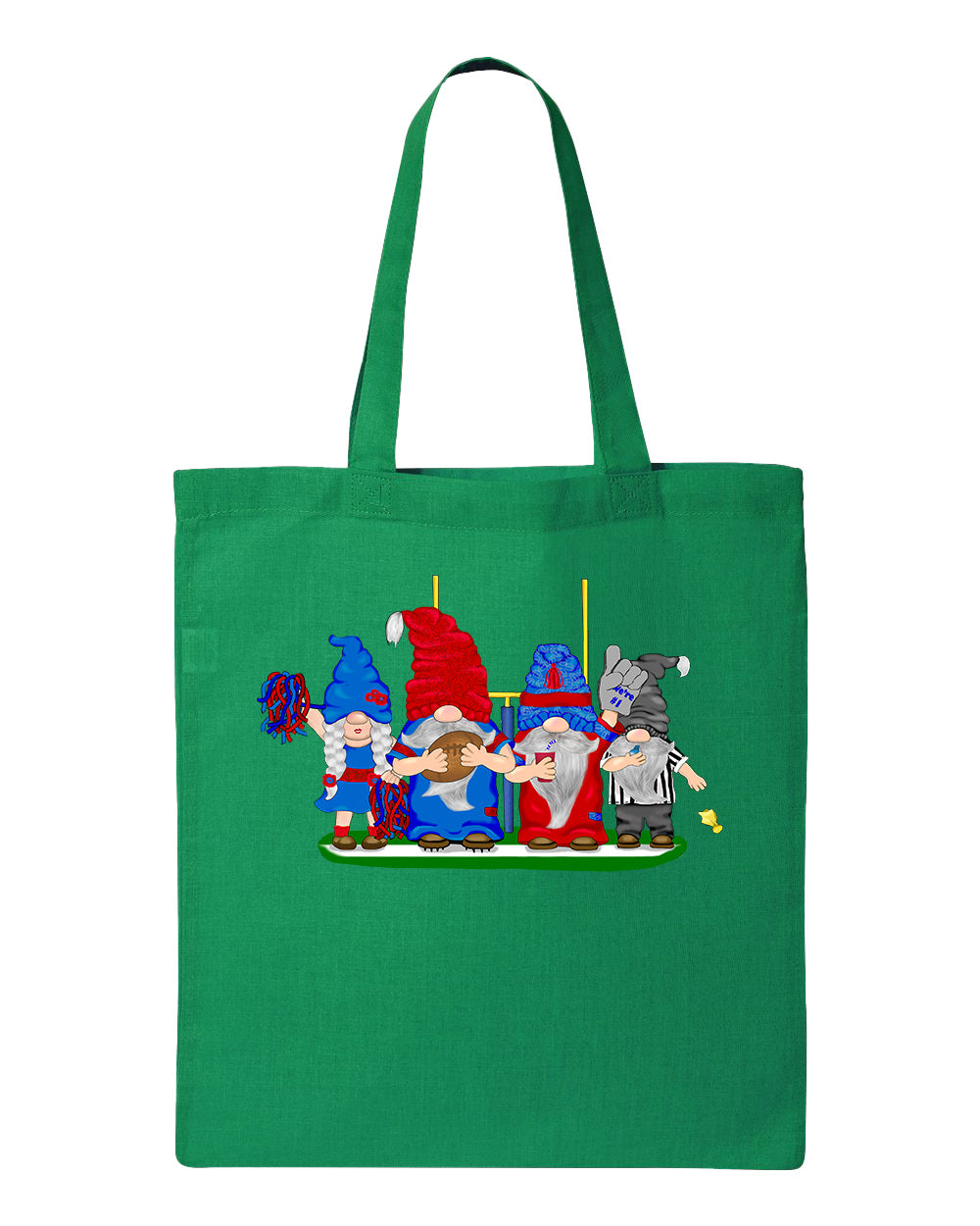 Steel Blue & Red Football Gnomes  (similar to Houston) on Tote