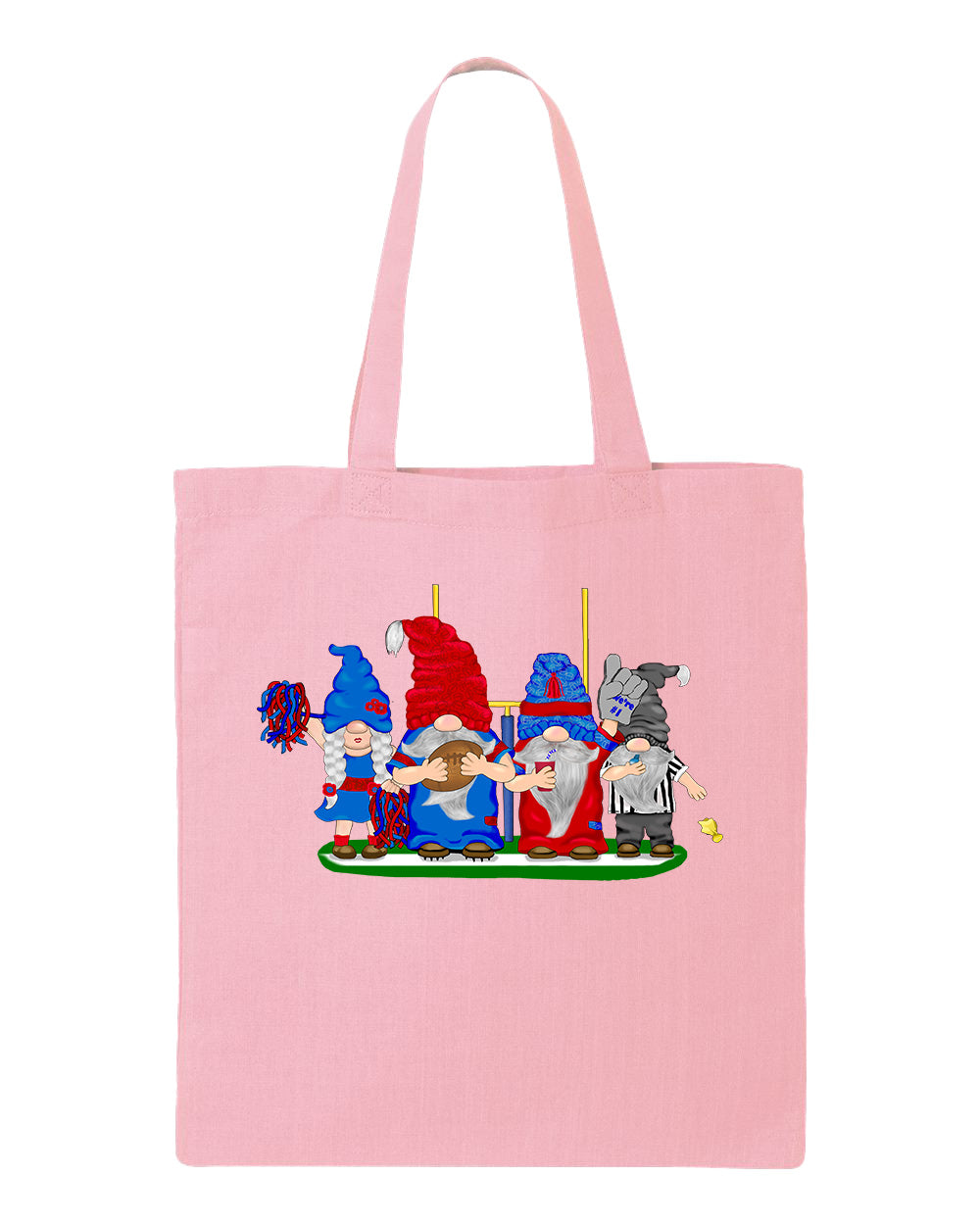 Steel Blue & Red Football Gnomes  (similar to Houston) on Tote