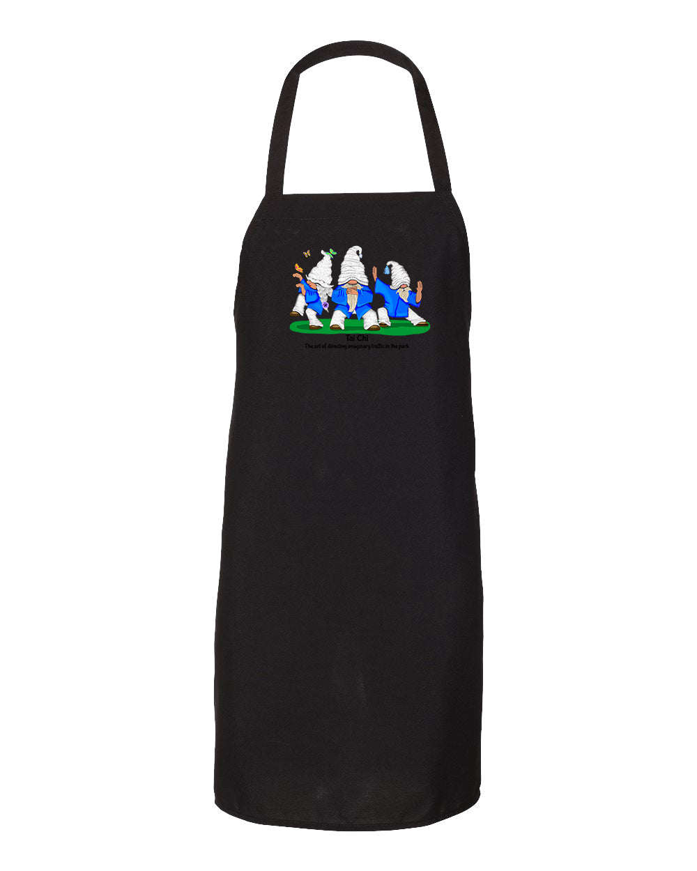 Tai Chi Gnomes on Apron