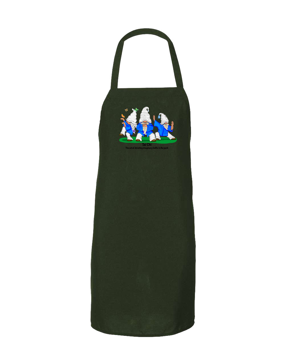 Tai Chi Gnomes on Apron