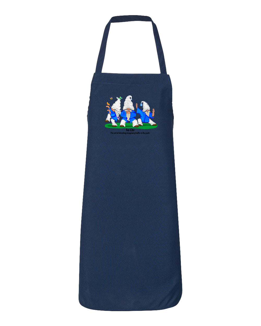 Tai Chi Gnomes on Apron